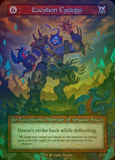 【FOIL】[Fire] Escyllion Cyclops [beta-Exceptional]